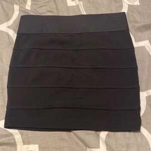 Charolette Russe Size Small Black Pencil Mini Skirt